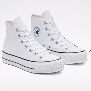 Brand New Chuck Taylor All Star Canvas Platform High Top - Never Worn